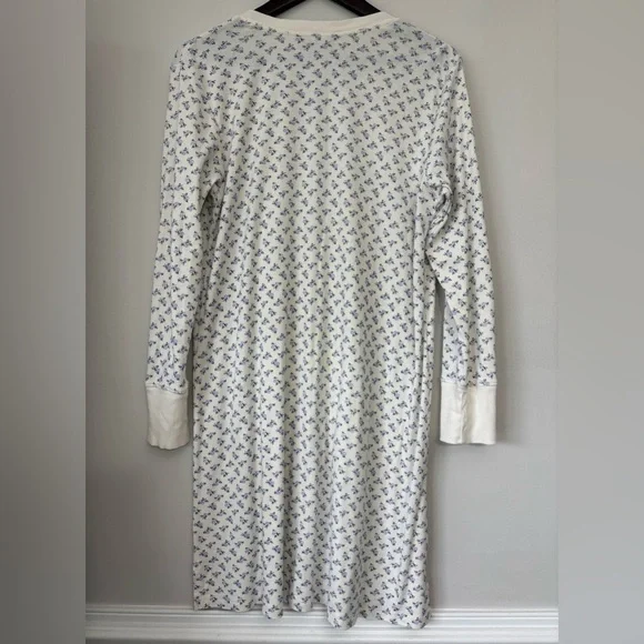 Ralph Lauren Floral Nightgown Ditzy Cottagecore Longsleeve Cotton Size XL - Picture 3 of 14